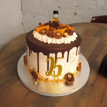 Whisky Drip Cake