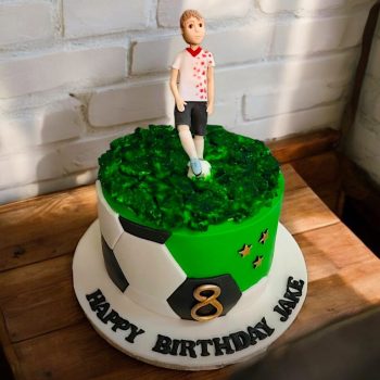 Football Fun Birthday Cake
