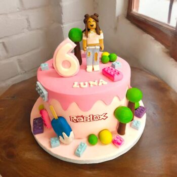 Roblox inspired Gamer Cake for Girls