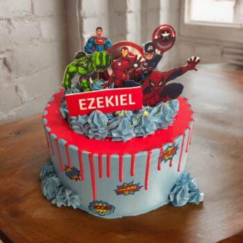 Superhero cake