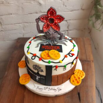  Stranger Things inspired birthday cake