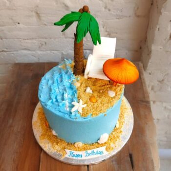 Paradise/ holiday island cake