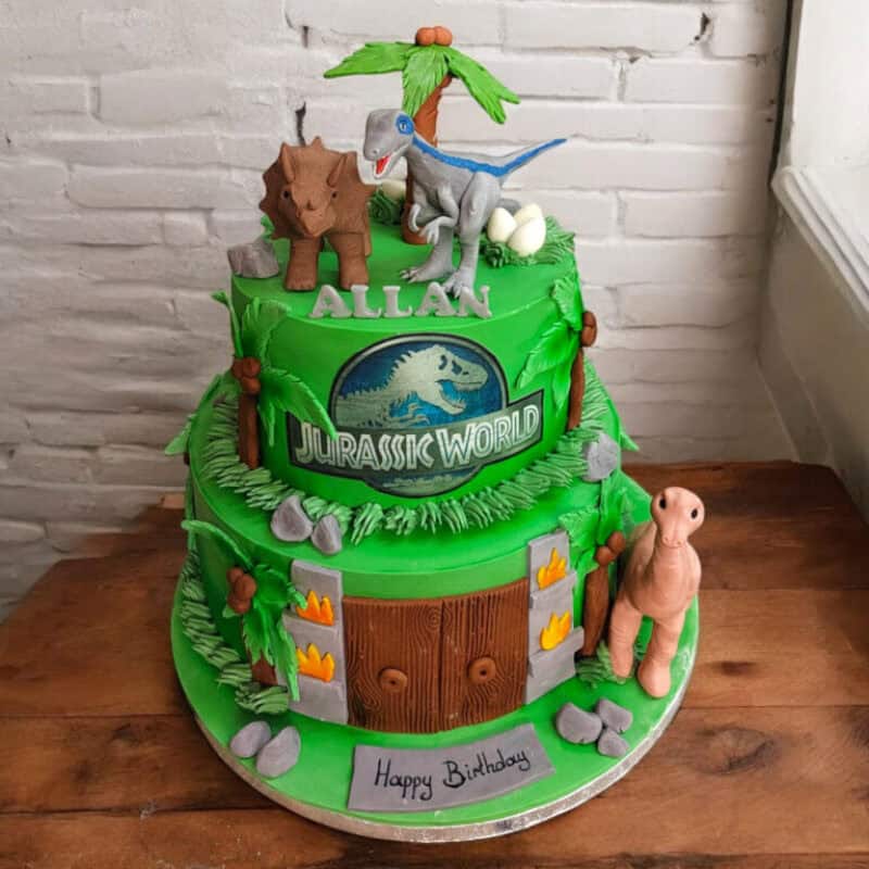 Dino-tastic Birthday Cake