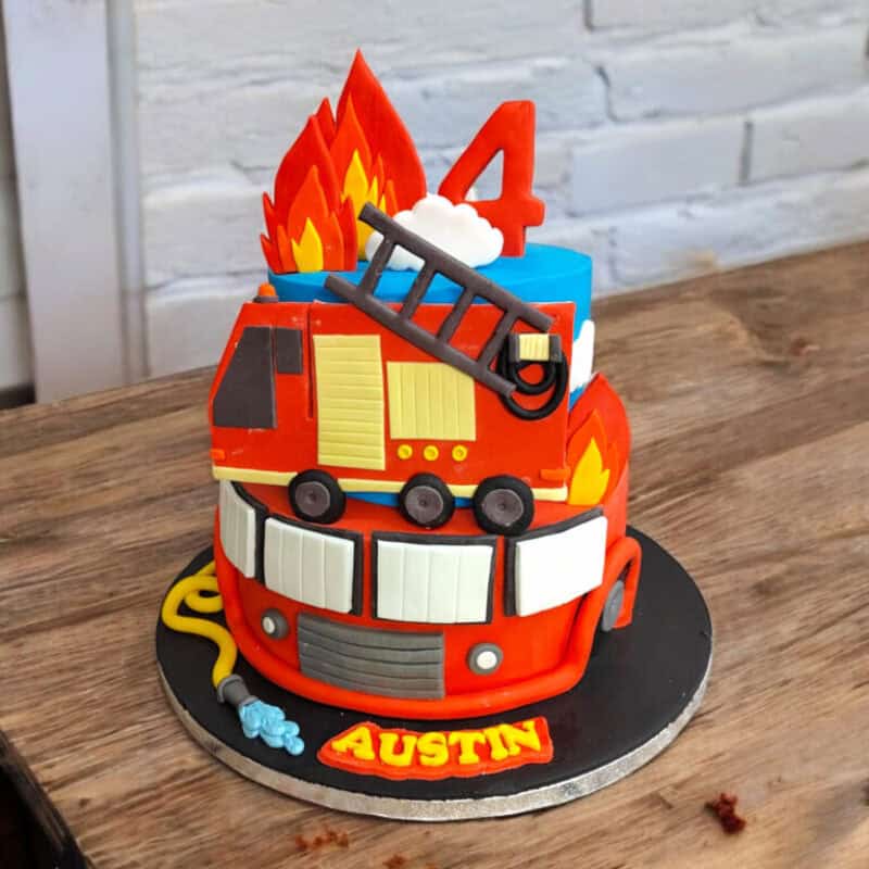 Fire engine/truck cake!