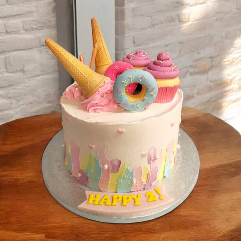 Donut & Ice Cream Dream Cake
