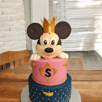 Mouse inspired birthday cake