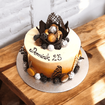 Chocolate, Macaron &  Rocher Cake