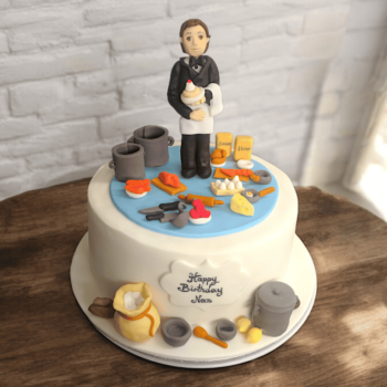 Chef / waiter cake