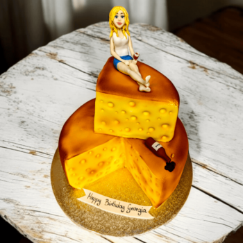 Cheese and wine lover cake