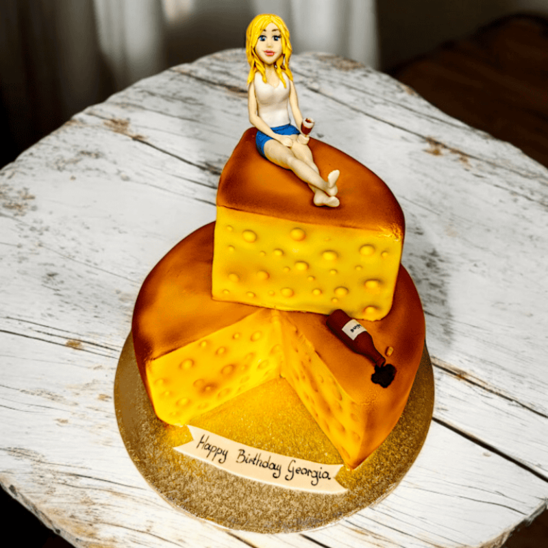 Cheese and wine lover cake