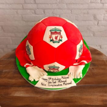 Football Fun Birthday Cake
