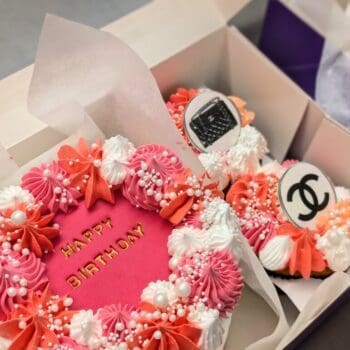 Bento cake with two muffins, perfect gift