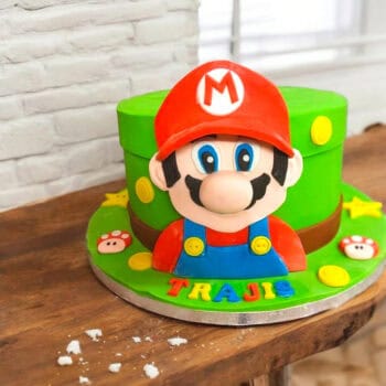 Mario Bros inspired cake
