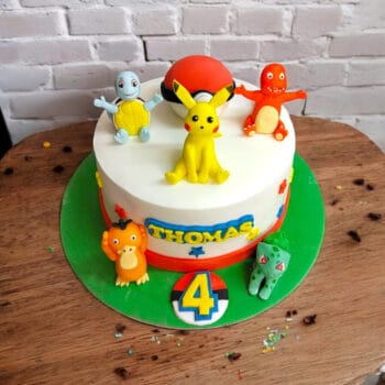 Pokemon inspired cake
