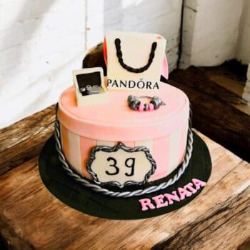 Luxury Pink Box Cake