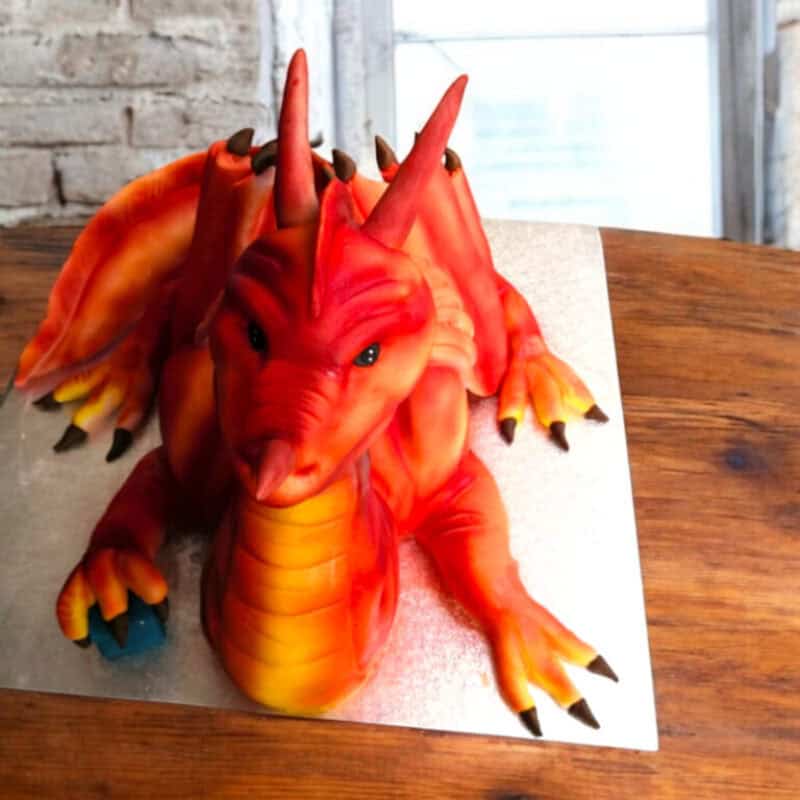 3D Dragon Cake