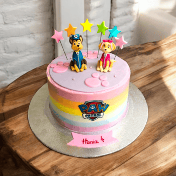 Patrol Inspired Cake with Handmade Figurines