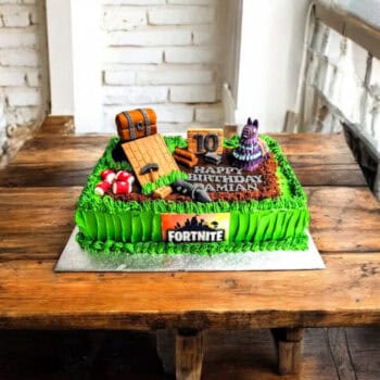 Fortnite Inspired Cake
